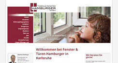 Desktop Screenshot of hamburger-karlsruhe.de