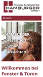 Mobile Screenshot of hamburger-karlsruhe.de